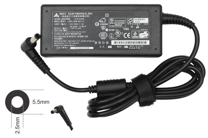 cargador asus plog ancho